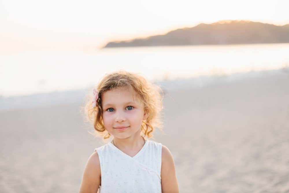 little girl at the beach for a post on middle names for Londyn